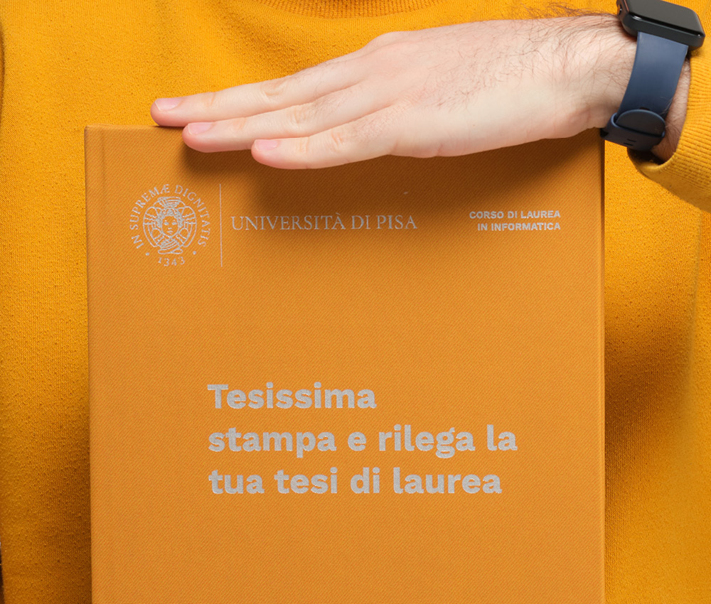 Copertina Tesi in denim